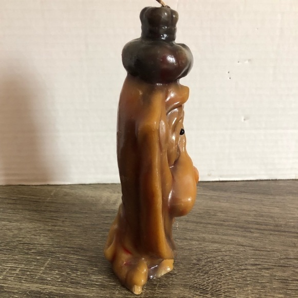 Vtg 1970s Sad Basset Hound Dog  Candle - Picture 4 of 10